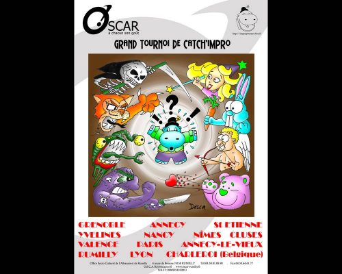 003 affiche Impropotames dessin desca catch