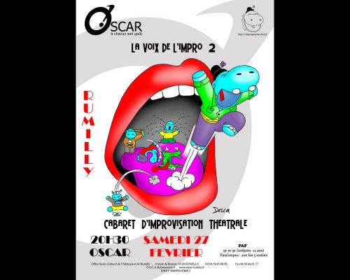 004 affiche Impropotames dessin desca voix