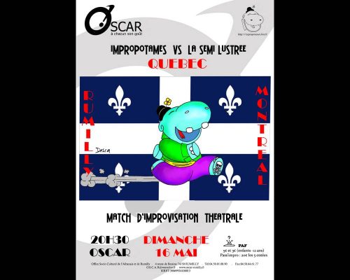 008 affiche Impropotames dessin desca quebec