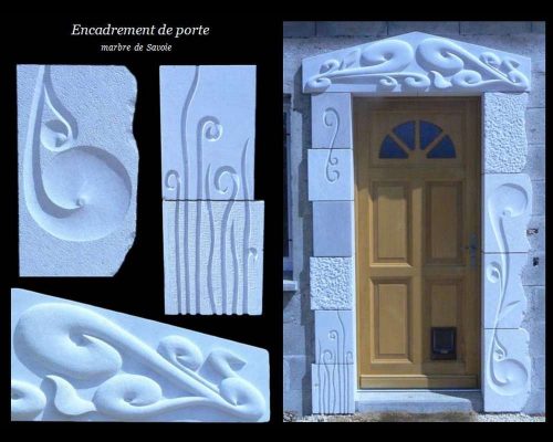 01-Encadrement de porte taille de pierre desca